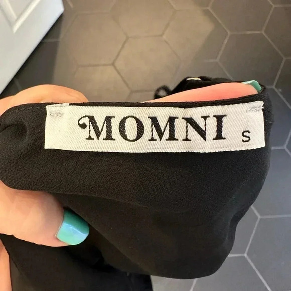 Entro impossible dream black satin tank top feather lined trim in black small - Picture 5 of 6